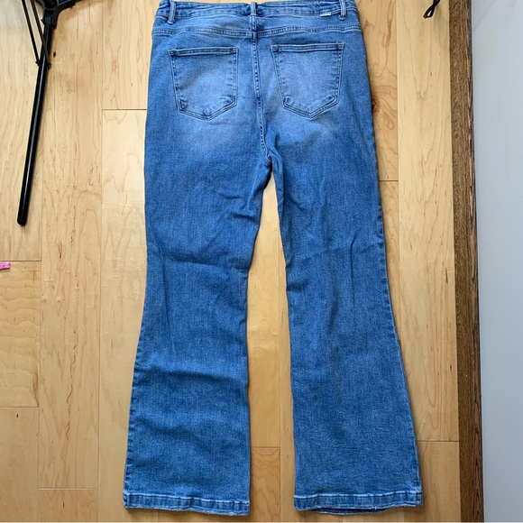 Risen Jeans Button Fly Flare Jeans 3XL - Picture 7 of 8